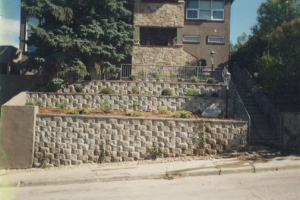 natural stone - retaining wall edmonton