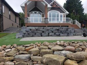 Edmonton landscaping company - brickworks landscaping - paving stone patio